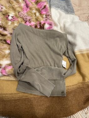Free People off the shoulder ribbed top